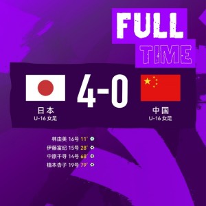 开云app-中国U-16女足0比4日本U-16女足 获得蒙太古杯亚军
